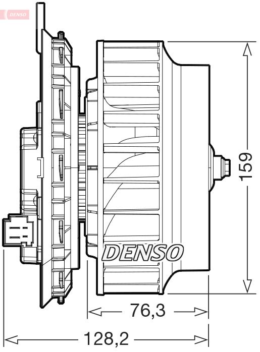 DENSO DEA17016 Interior Blower