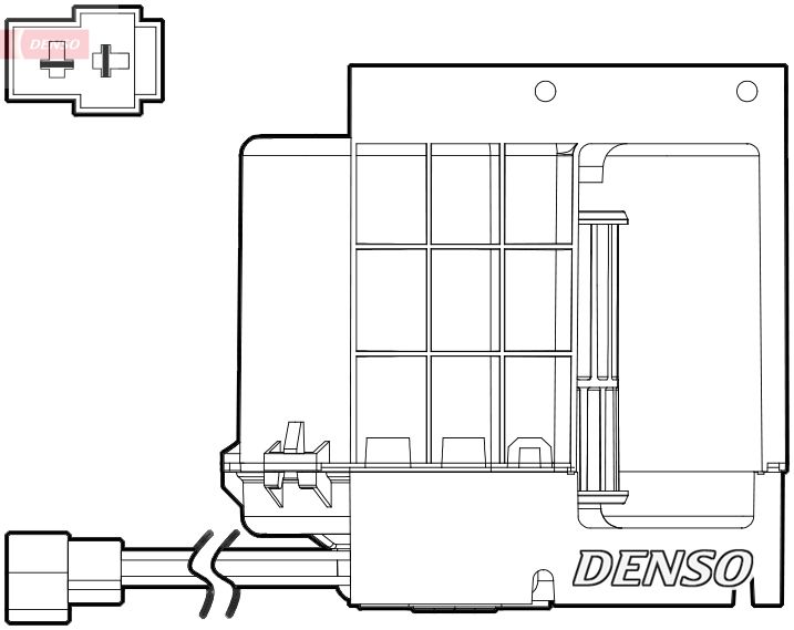 DENSO DEA17033 Interior Blower