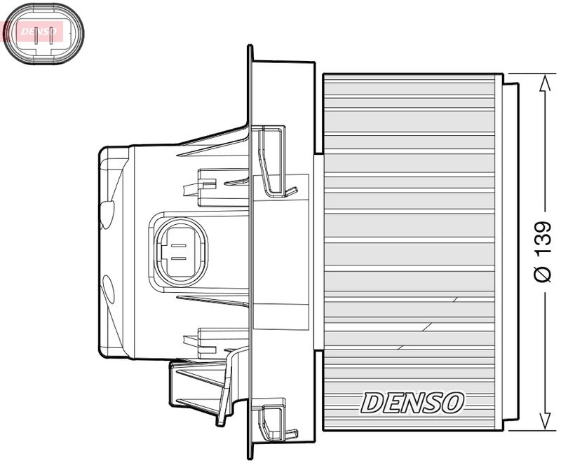 DENSO DEA21012 Interior Blower