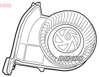 Interior Blower DENSO DEA23002