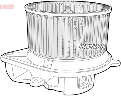 Interior Blower DENSO DEA23017