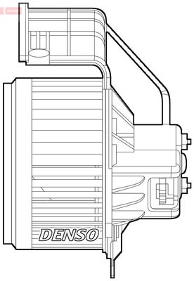 Interior Blower DENSO DEA23020