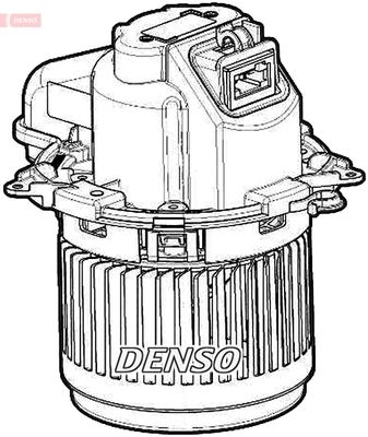 Interior Blower DENSO DEA23025