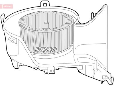 Interior Blower DENSO DEA25001