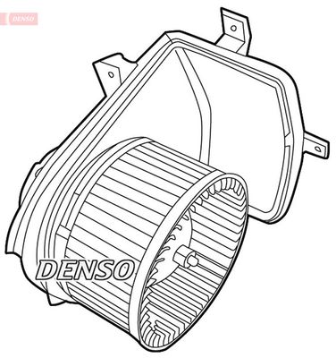 Interior Blower DENSO DEA32001