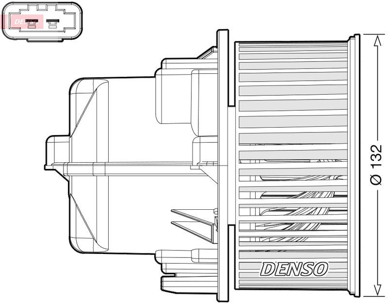 DENSO DEA33002 Interior Blower