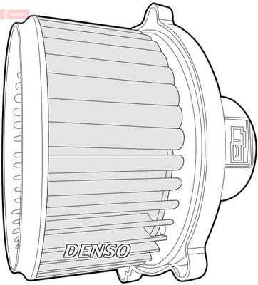 Interior Blower DENSO DEA43008