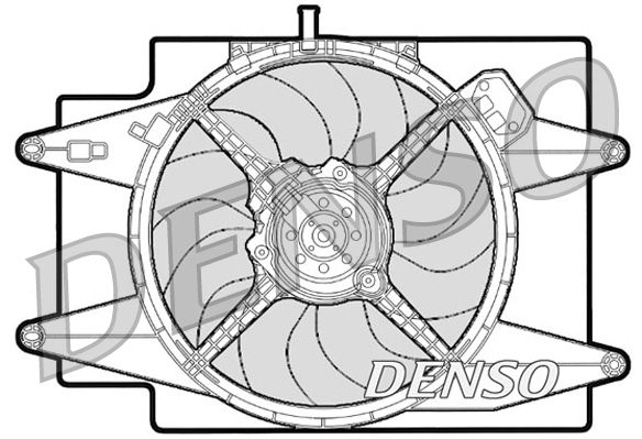 DENSO DER01001 Fan, engine cooling