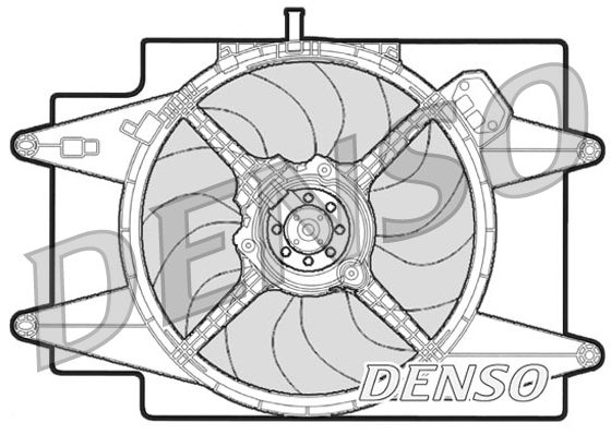 DENSO DER01002 Fan, engine cooling