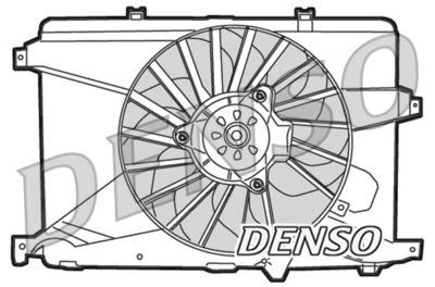 Fan, engine cooling DENSO DER01014