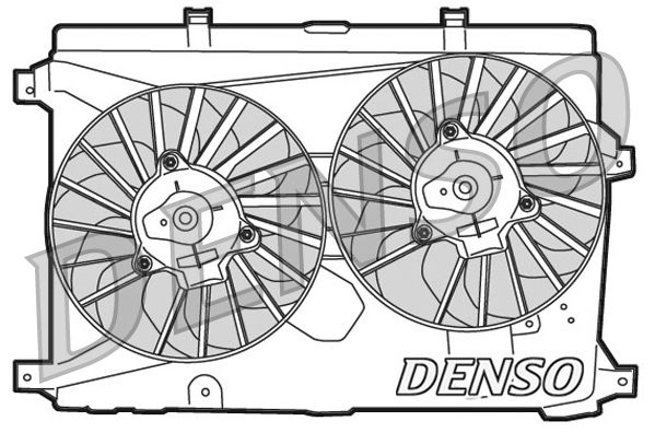 DENSO DER01015 Fan, engine cooling