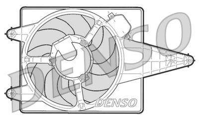 Fan, engine cooling DENSO DER01204