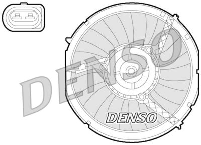 Fan, engine cooling DENSO DER02003