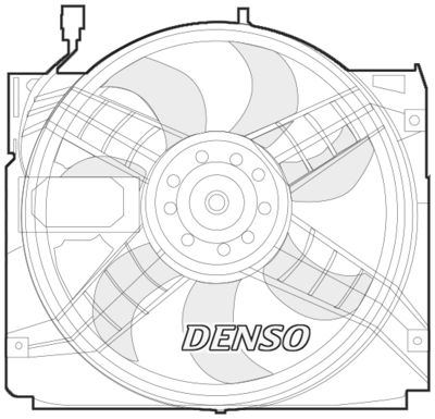 Fan, engine cooling DENSO DER05004