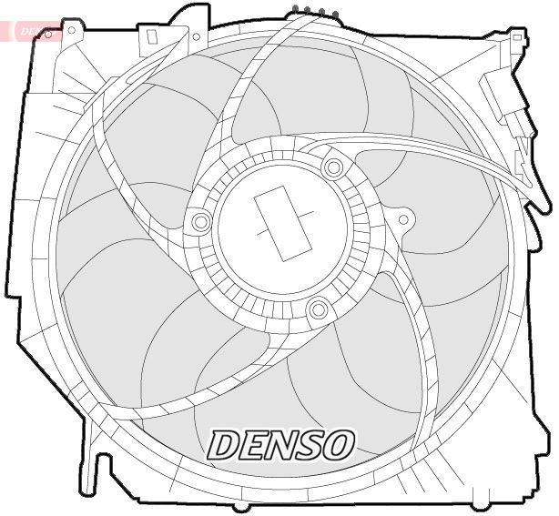 DENSO DER05005 Fan, engine cooling