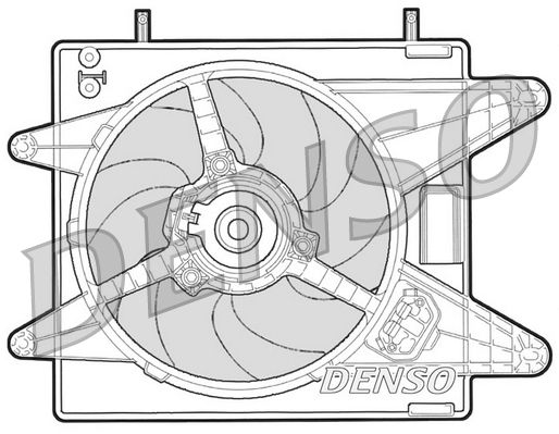 DENSO DER09001 Fan, engine cooling