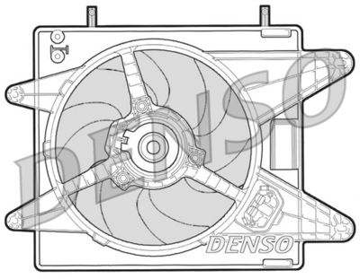 Fan, engine cooling DENSO DER09001