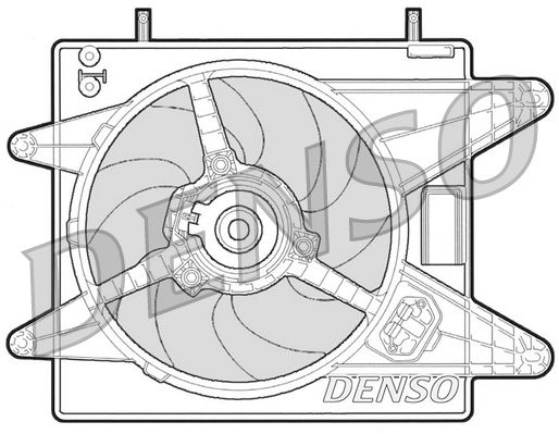DENSO DER09003 Fan, engine cooling