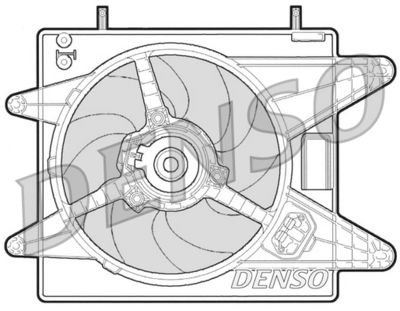 Fan, engine cooling DENSO DER09003