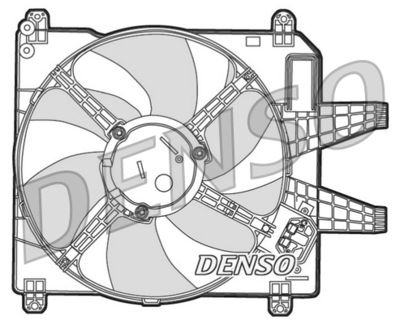 Fan, engine cooling DENSO DER09004