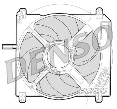 Fan, engine cooling DENSO DER09009