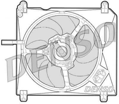 Fan, engine cooling DENSO DER09010