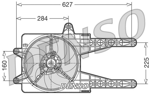 DENSO DER09013 Fan, engine cooling