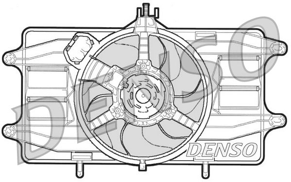 DENSO DER09020 Fan, engine cooling