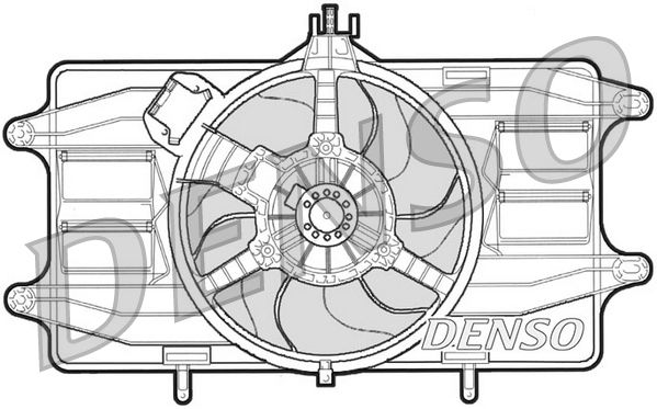 DENSO DER09021 Fan, engine cooling
