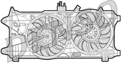 Fan, engine cooling DENSO DER09025