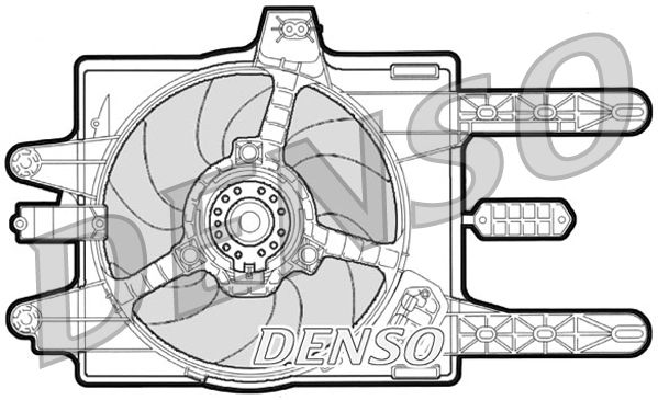 DENSO DER09030 Fan, engine cooling