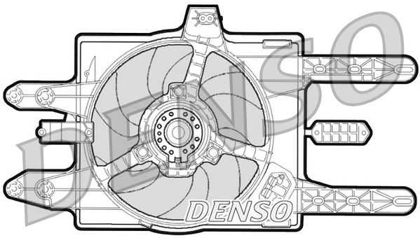 DENSO DER09031 Fan, engine cooling