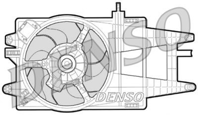 Fan, engine cooling DENSO DER09032