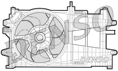 Fan, engine cooling DENSO DER09033