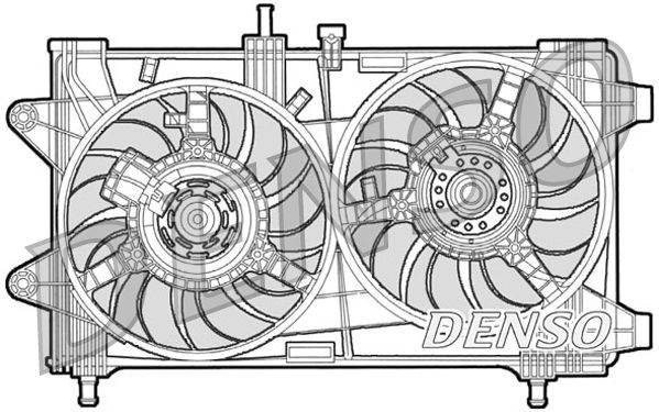 DENSO DER09036 Fan, engine cooling