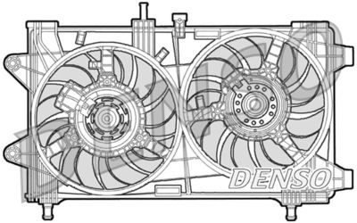 Fan, engine cooling DENSO DER09036