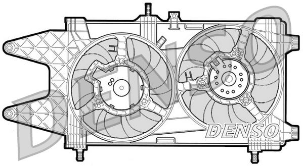 DENSO DER09037 Fan, engine cooling