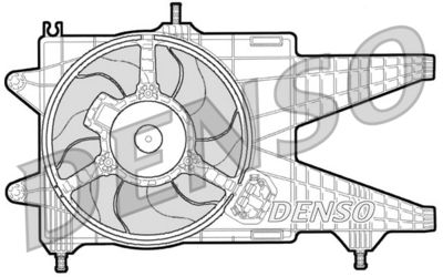 Fan, engine cooling DENSO DER09038