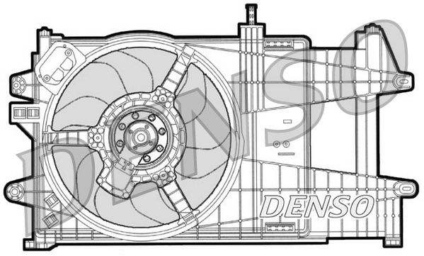 DENSO DER09039 Fan, engine cooling
