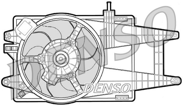 DENSO DER09040 Fan, engine cooling
