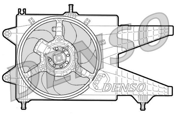 DENSO DER09041 Fan, engine cooling