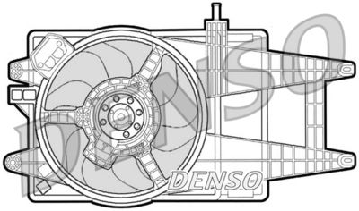 Fan, engine cooling DENSO DER09042