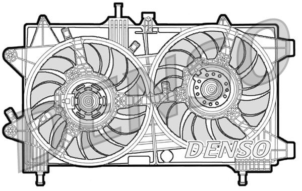DENSO DER09043 Fan, engine cooling