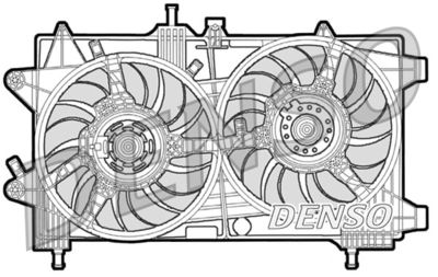 Fan, engine cooling DENSO DER09043