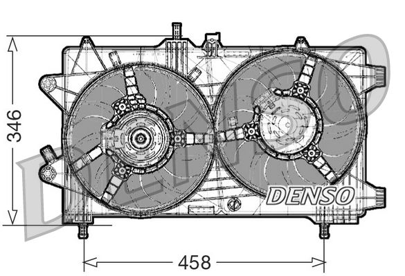 DENSO DER09044 Fan, engine cooling