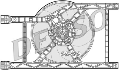 Fan, engine cooling DENSO DER09045