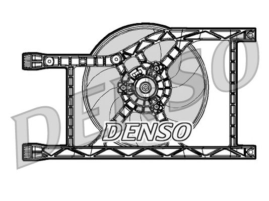 DENSO DER09047 Fan, engine cooling