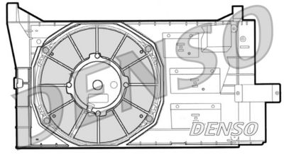 Fan, engine cooling DENSO DER09050