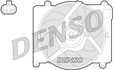 Fan, engine cooling DENSO DER09054