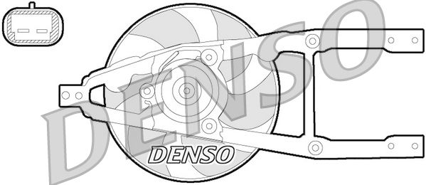 DENSO DER09055 Fan, engine cooling